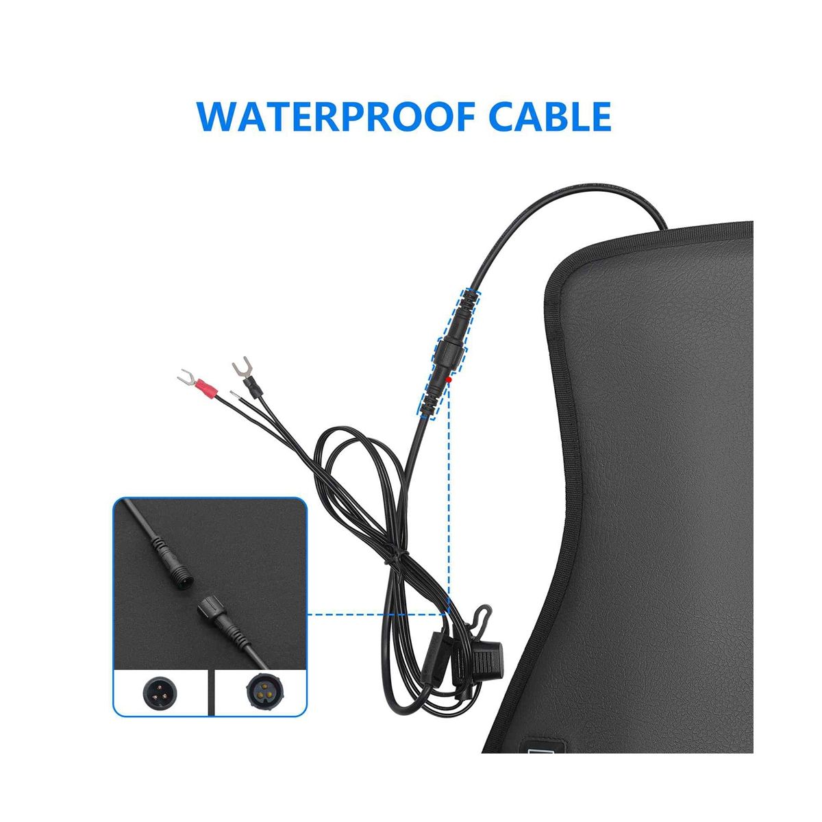 Motorcycle Heated Seat Cushion Electric Heated Seat Pad