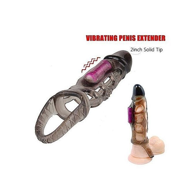 Vibrating Penis Extender Condom Delay Time For Men
