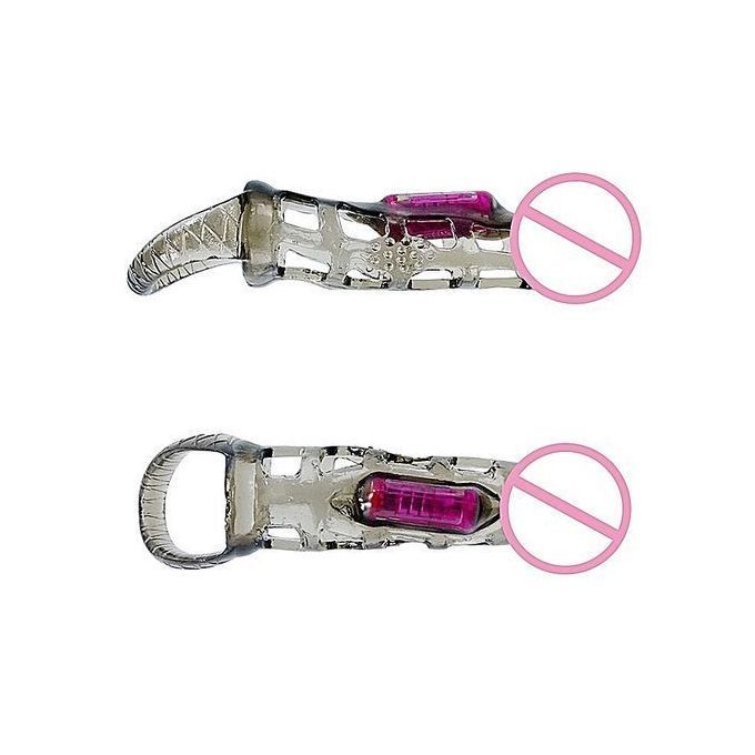 Vibrating Penis Extender Condom Delay Time For Men
