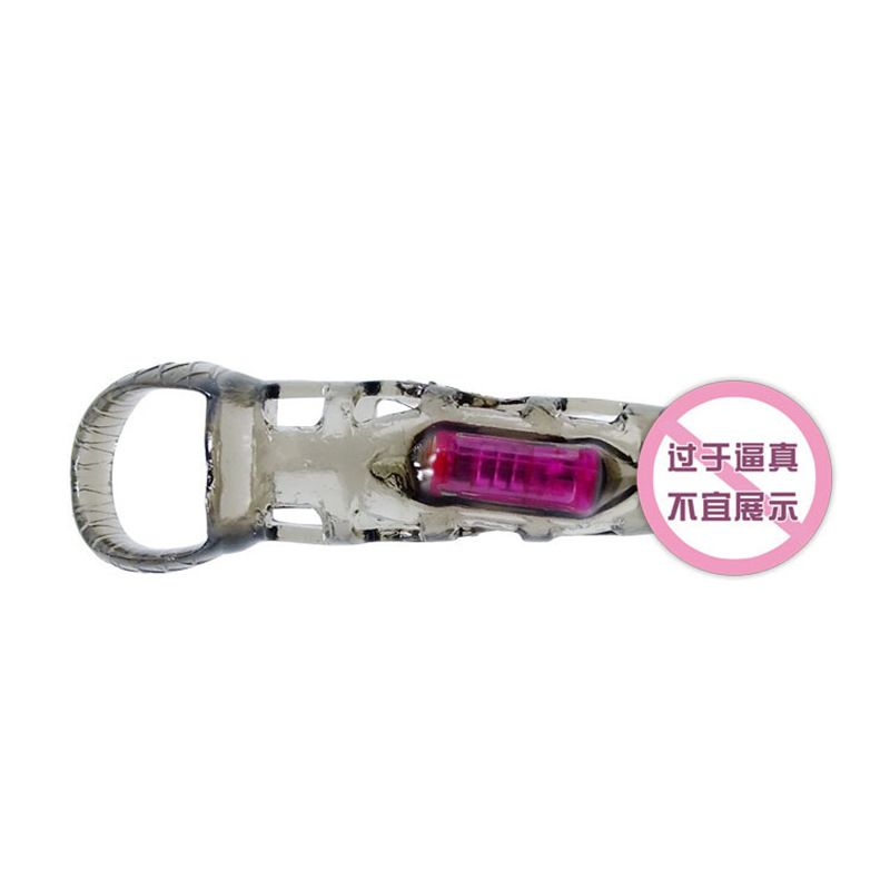 Vibrating Penis Extender Condom Delay Time For Men