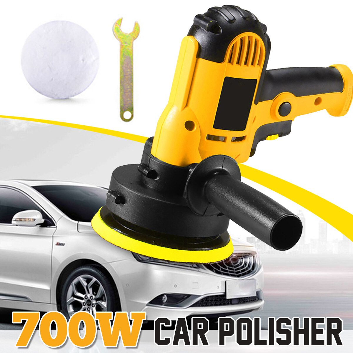 220V 700W Electric Household Car Polisher Polishing Machine