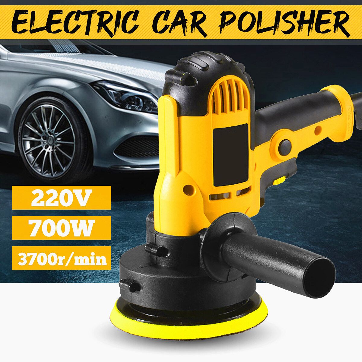 220V 700W Electric Household Car Polisher Polishing Machine