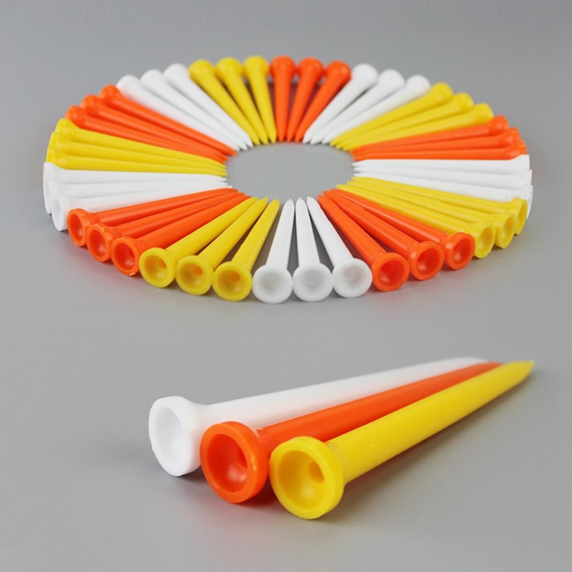 100Pcs Golf Tees PE Golf Balls Holder Available Stronger