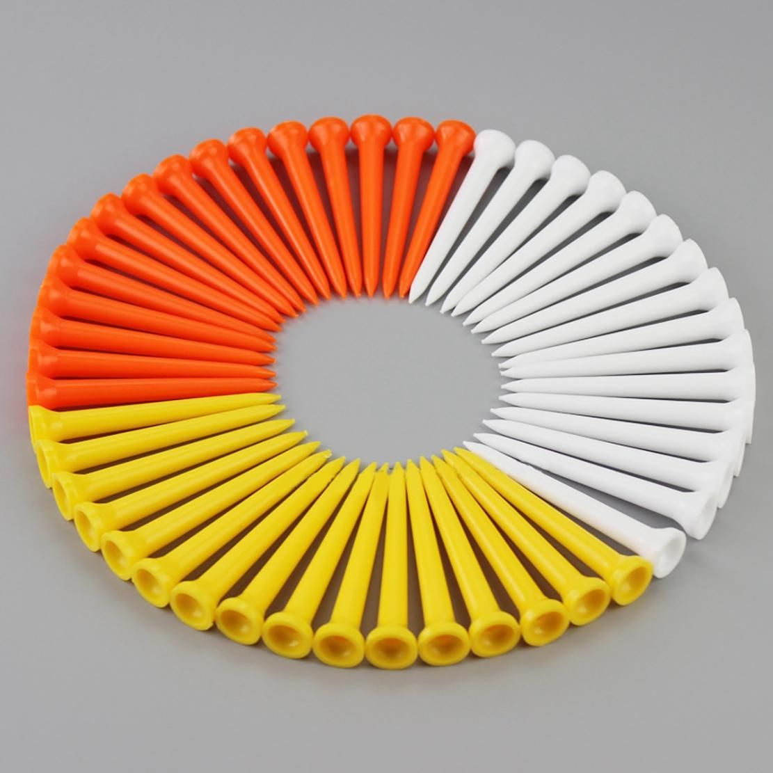 100Pcs Golf Tees PE Golf Balls Holder Available Stronger