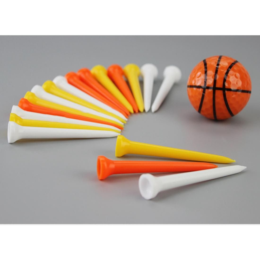 100Pcs Golf Tees PE Golf Balls Holder Available Stronger