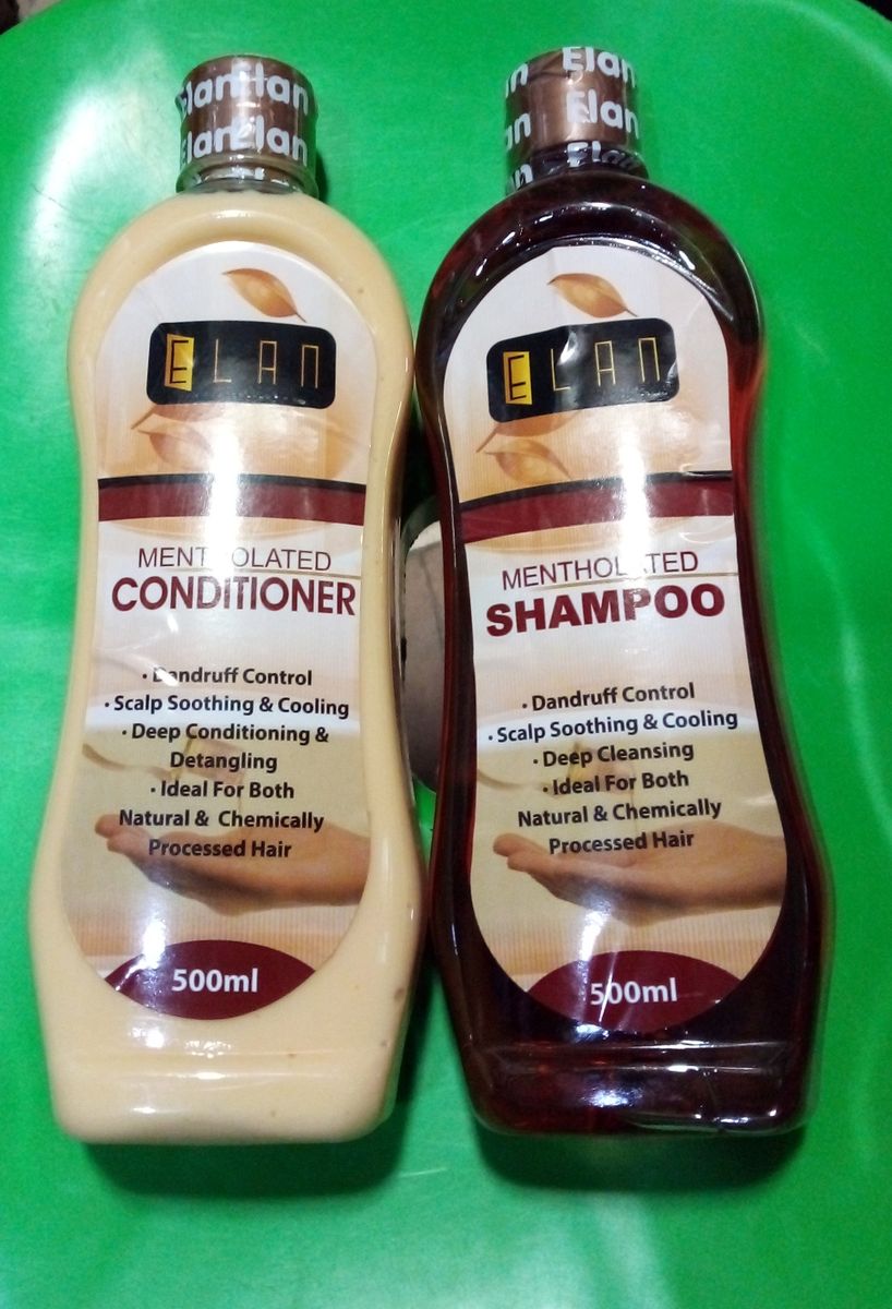 MENTHOLATED HAIR SHAMPOO AND CONDITIONER SET