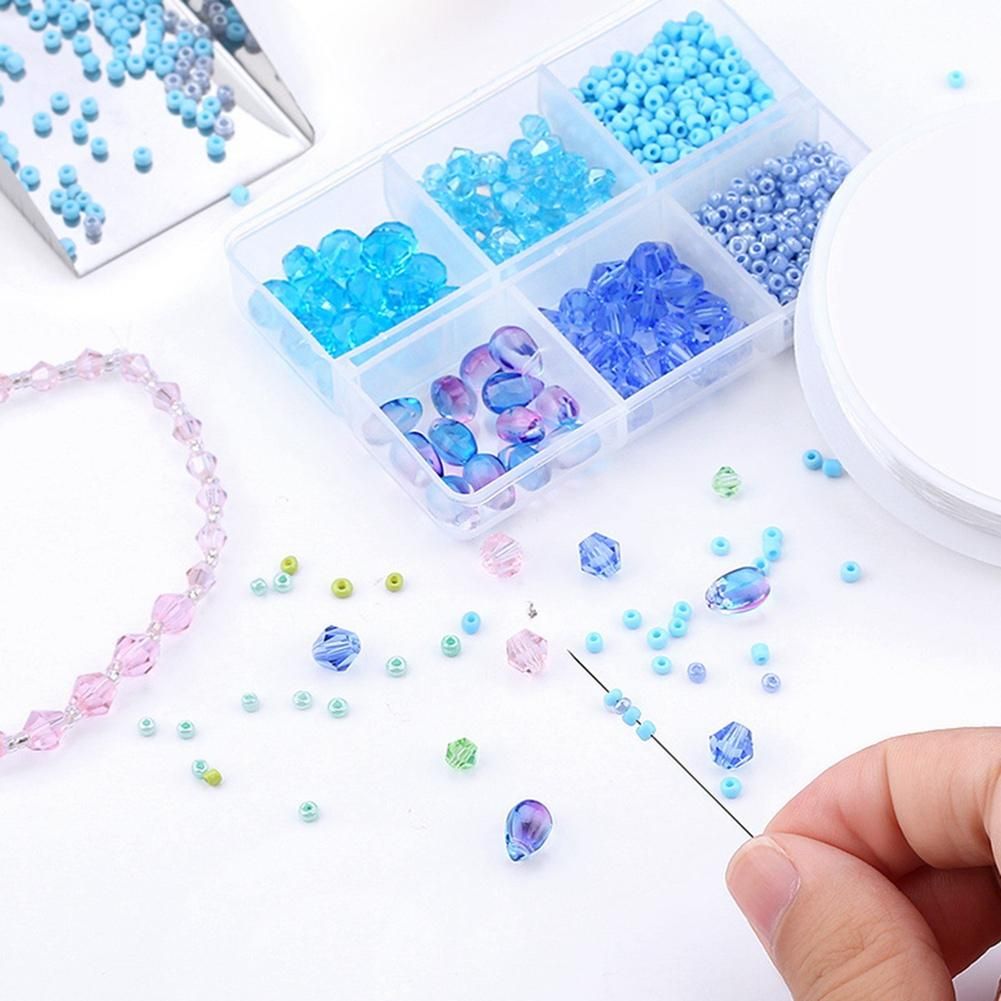 Crystal Seed Glass Beads, Used to Make Jewelry , White