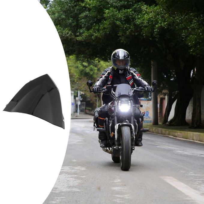 Front Windshield Windscreen For YAMAHA FZ07 2014-2020 Motorcycle Black