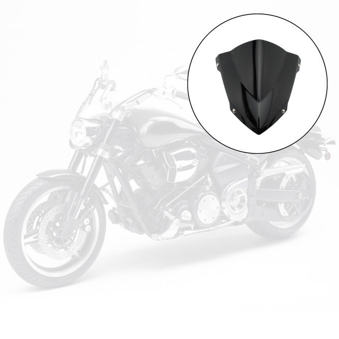 Front Windshield Windscreen For YAMAHA FZ07 2014-2020 Motorcycle Black