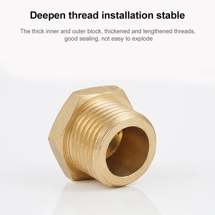 Hexagon Plug Male Thread, Caliber:2 Point