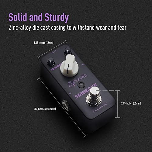 SONICAKE Octave Guitar Pedal Octave Pedal Guitar Effects Ped