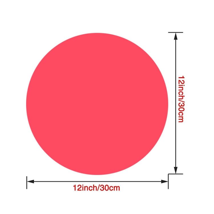 3 PCS Round Silicone Non- Insulation Placemat