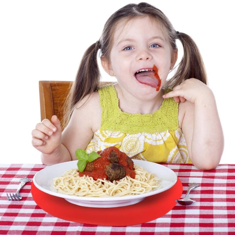 3 PCS Round Silicone Non- Insulation Placemat