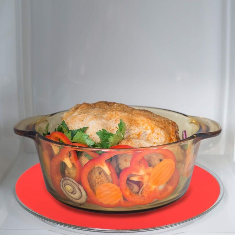 3 PCS Round Silicone Non- Insulation Placemat