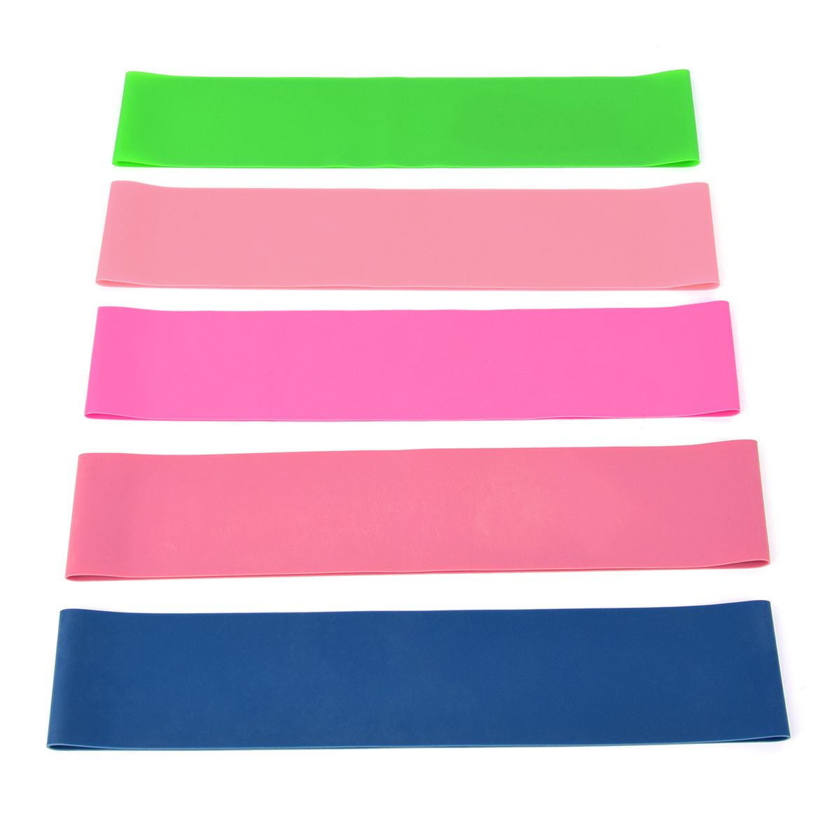 5 PCS Sports Exercise Resistance Loop Bands Set Elastic Band