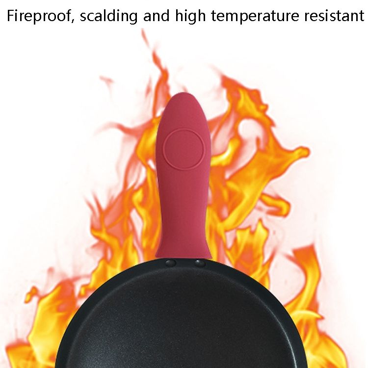 9 PCS / Set Black Silicone Insulation Pad