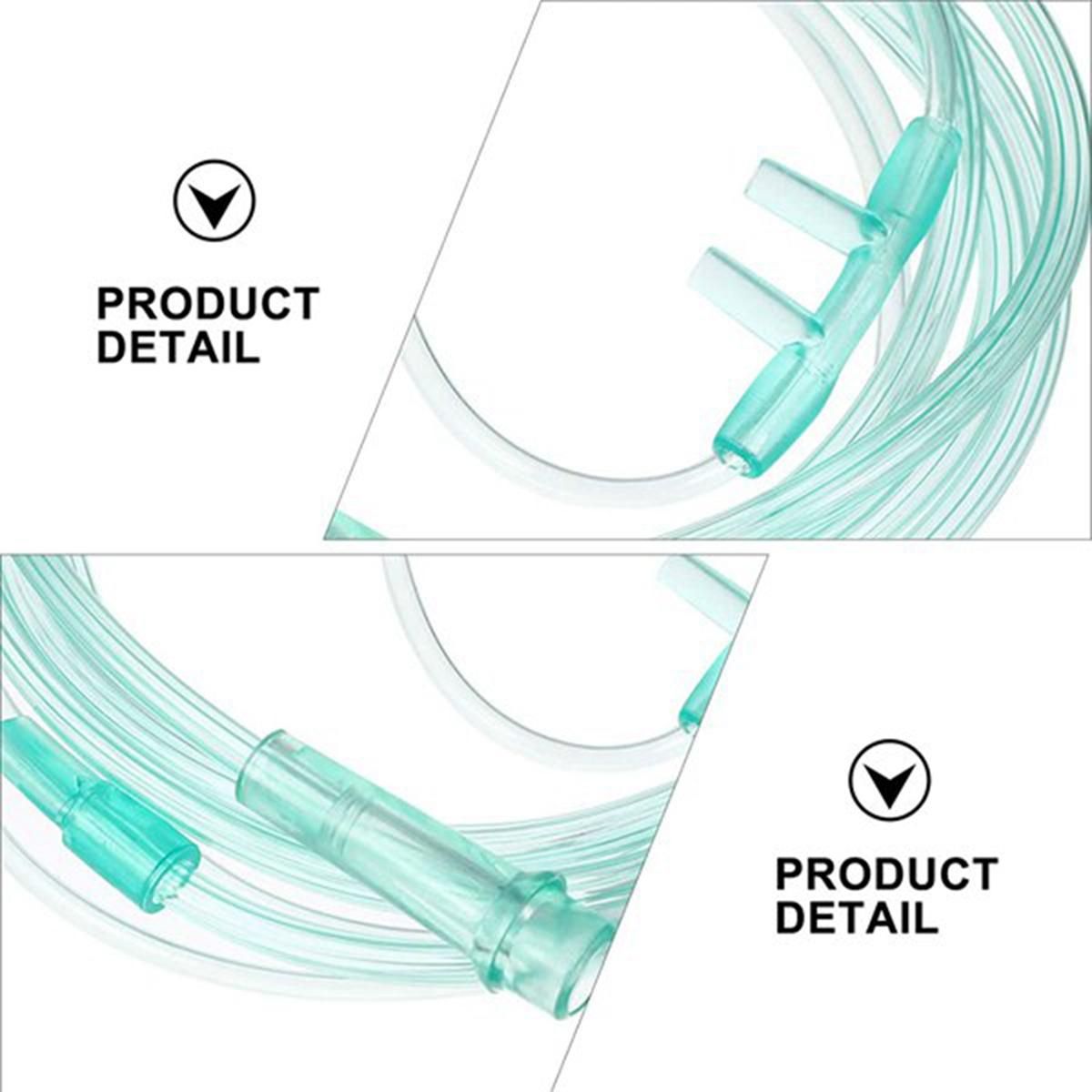 Multi-style 15Pcs Oxygen Cannulas 2 Meters Nasal Cannula Soft Nasal Oxygen Tubing O2 Cannula for Adults