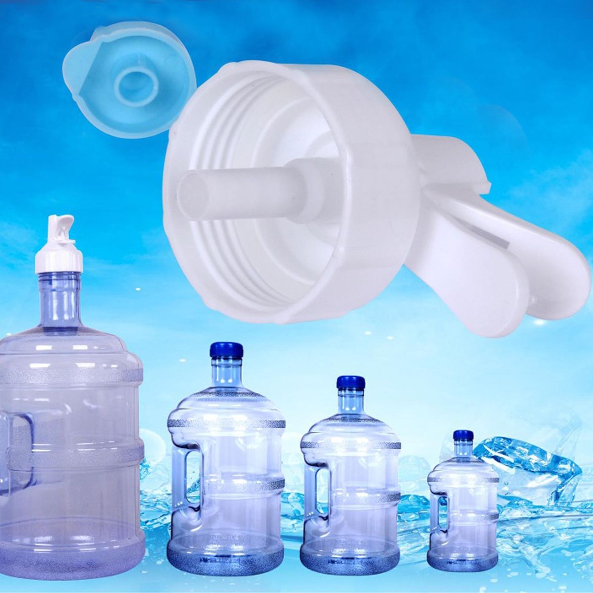2Pcs Dispenser Valve Valve Faucet White