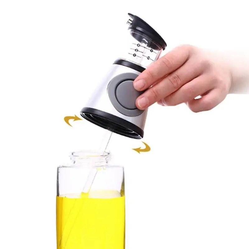 No-Drip Spout Glass Gravy Boat 500ml Kitchen Olive Oil Vinegar Dispenser Pourer Bottle Cooking Tools Tableware Leakproof