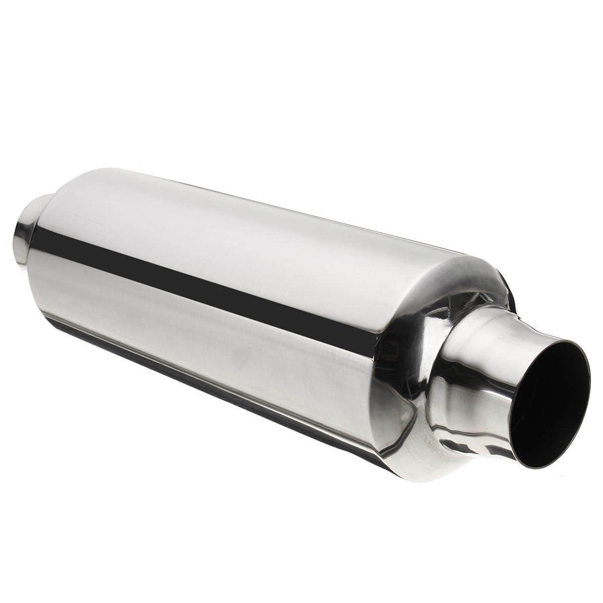 2 PCS 2" Inlet/Outlet Performance Muffler Exhaust / Resonator 14" Inch Overall