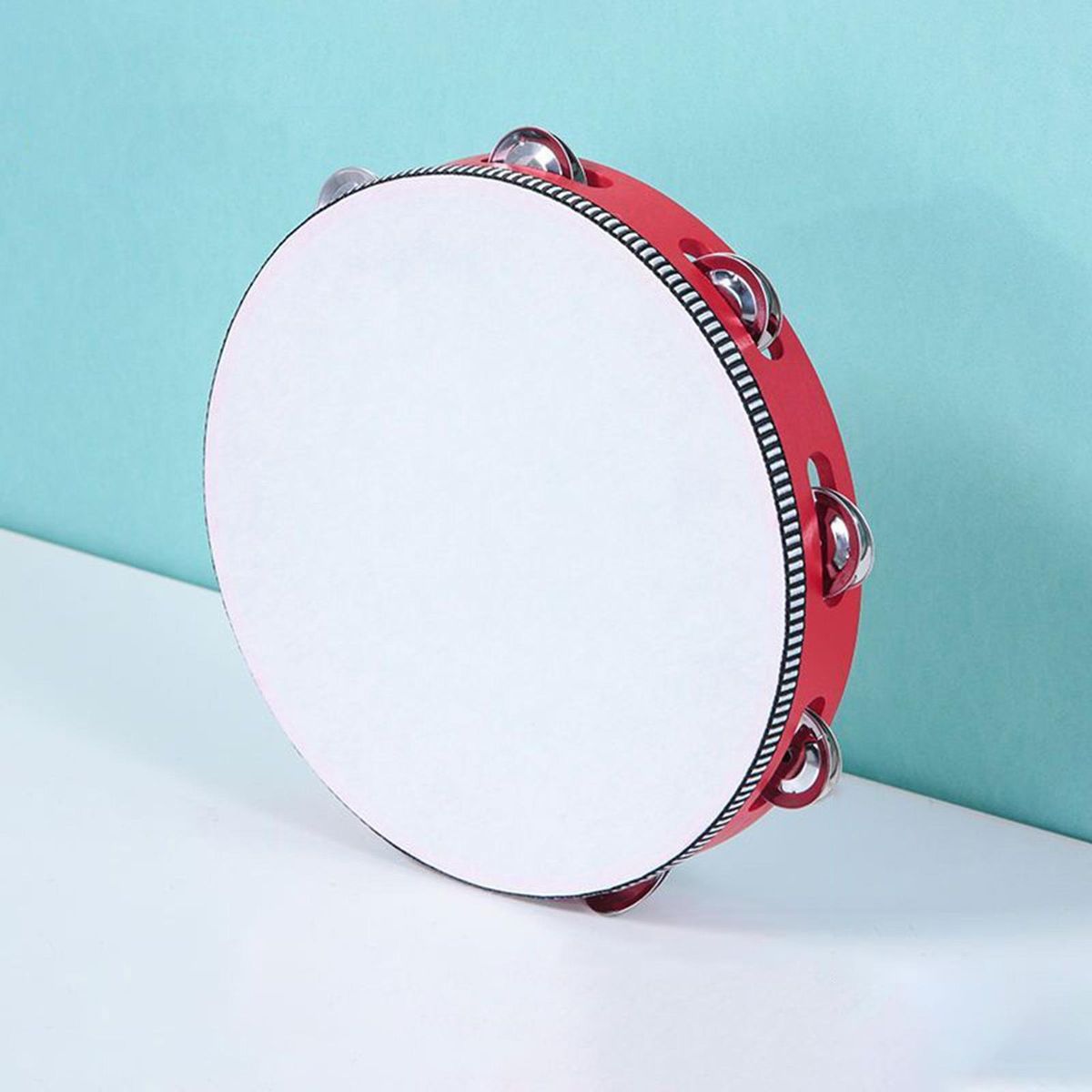 Kids Tambourine Toddler Round Tambourine Drum Percussion Toy