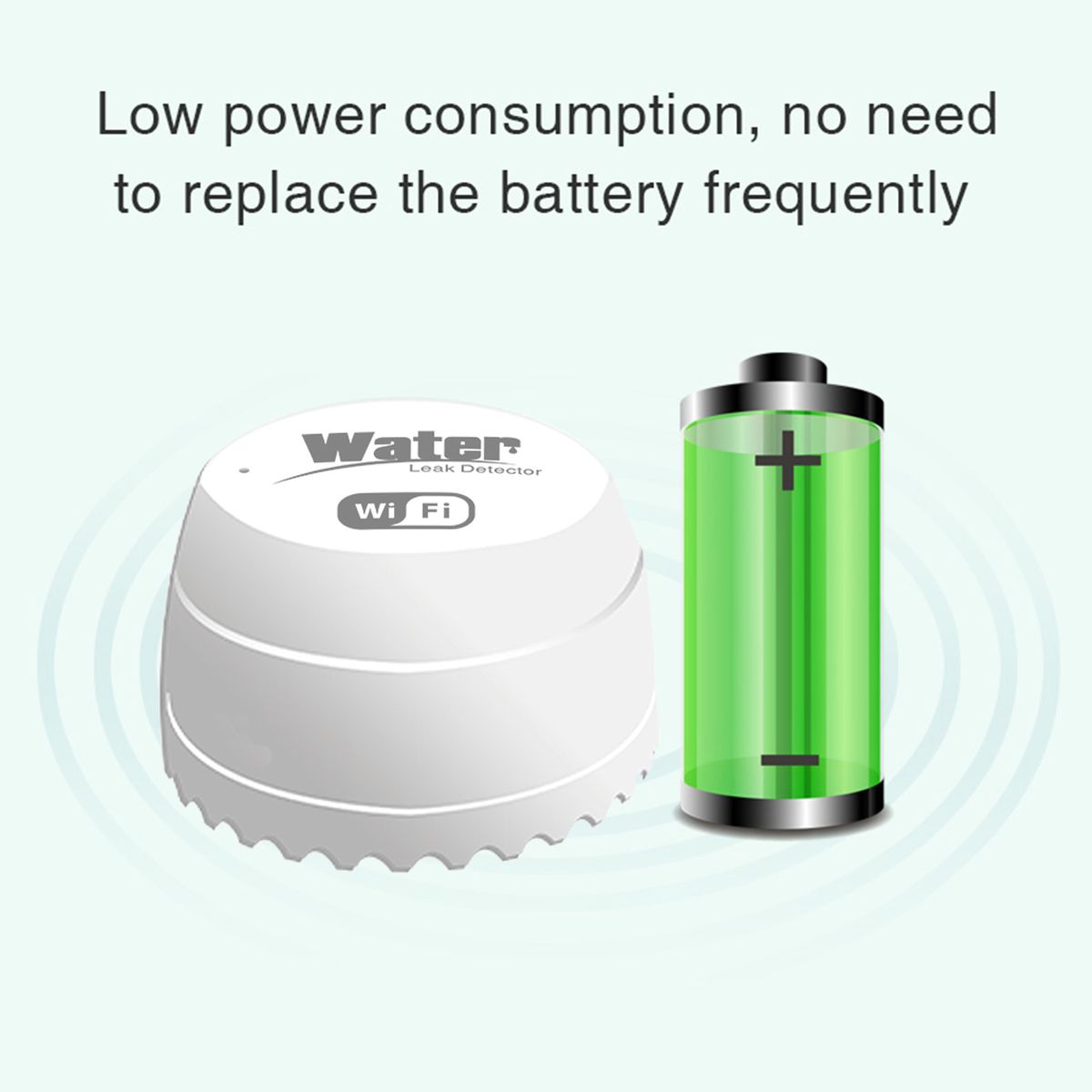 WIFI Water Leak Sensor Water Leakage Intrusion Detector