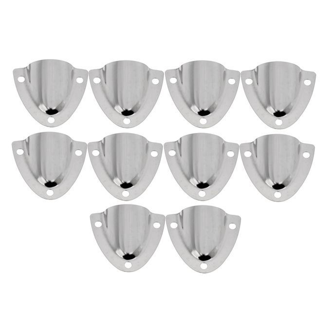 10pcs Boat Stainless Steel Clam Shell Midget Vent Hose Cable Cover For