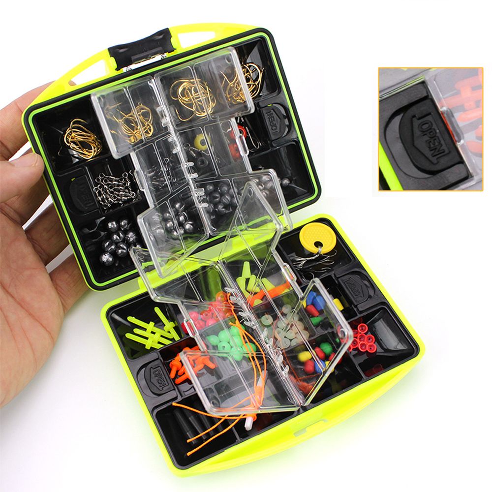 Fishing Accessories Kit Including Hook Sinker Weights