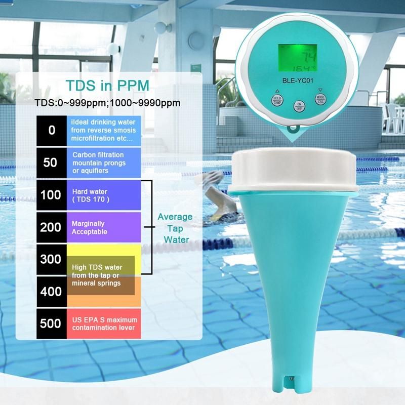 Smart PH Chlorine Meter Swimming Pool Water Quality