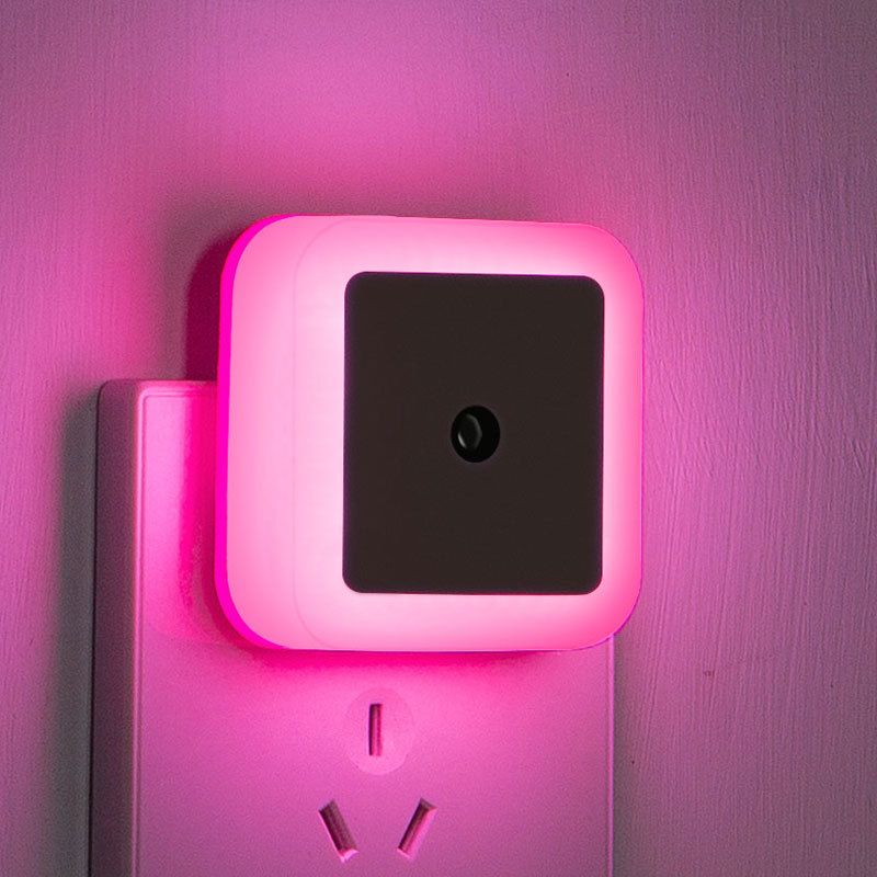 Wireless R LED Night Light EU US Plug Mini Square Night Lights For Baby Children Living Room Bedroom Corridor Lighting Lamp