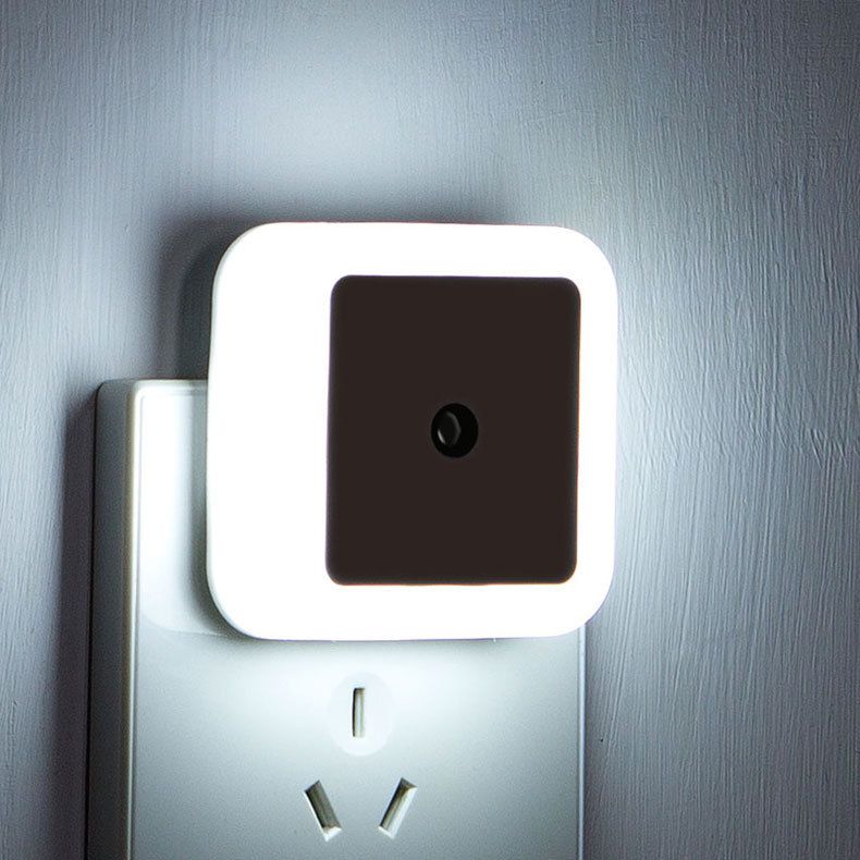 Wireless R LED Night Light EU US Plug Mini Square Night Lights For Baby Children Living Room Bedroom Corridor Lighting Lamp