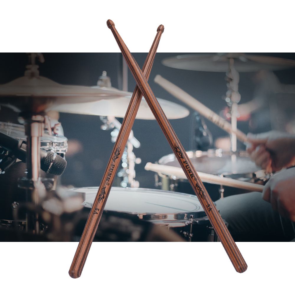 One Pair Of 5A Wooden Drumsticks Drum Sticks Maple Wood
