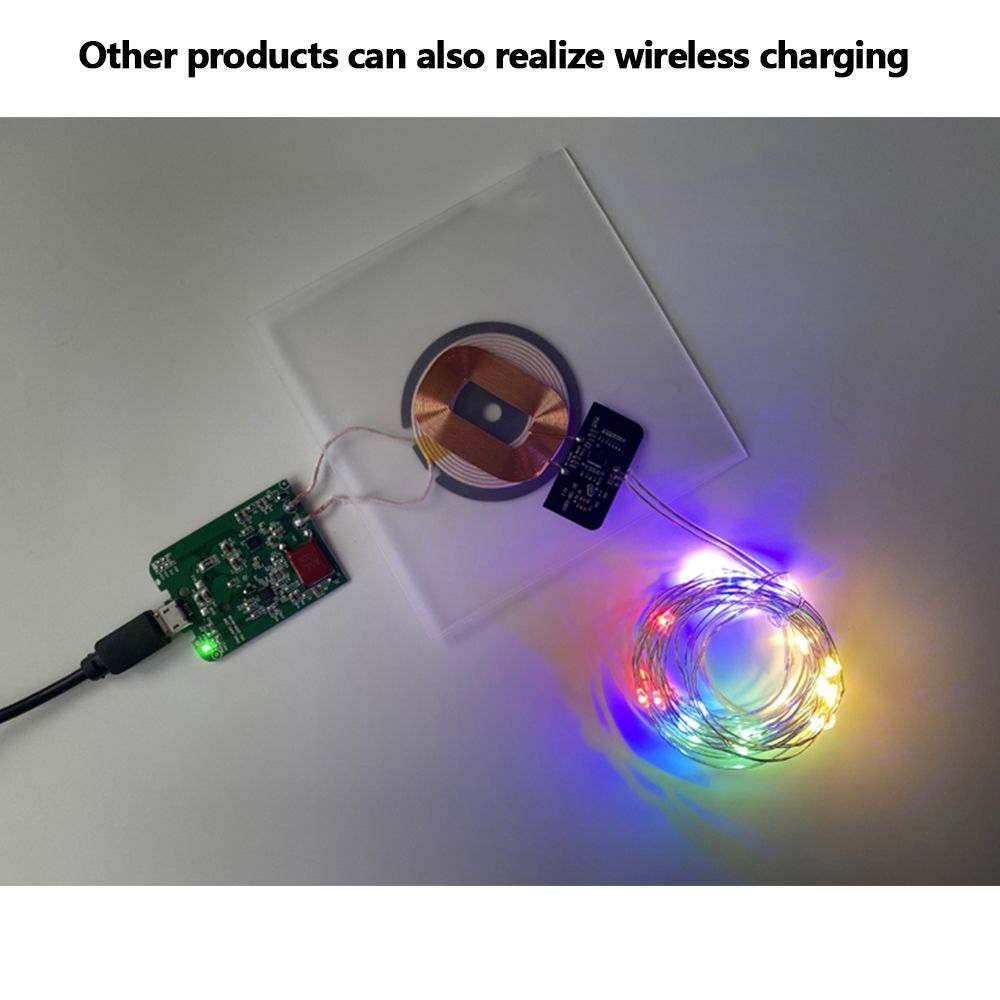 10W 15W 5V 12V Fast Charging Wireless Charger Transmitter Receiver Module Type-c USB + Coil Qi Charging FOR CAR PHONE Battery-15W Transmitter