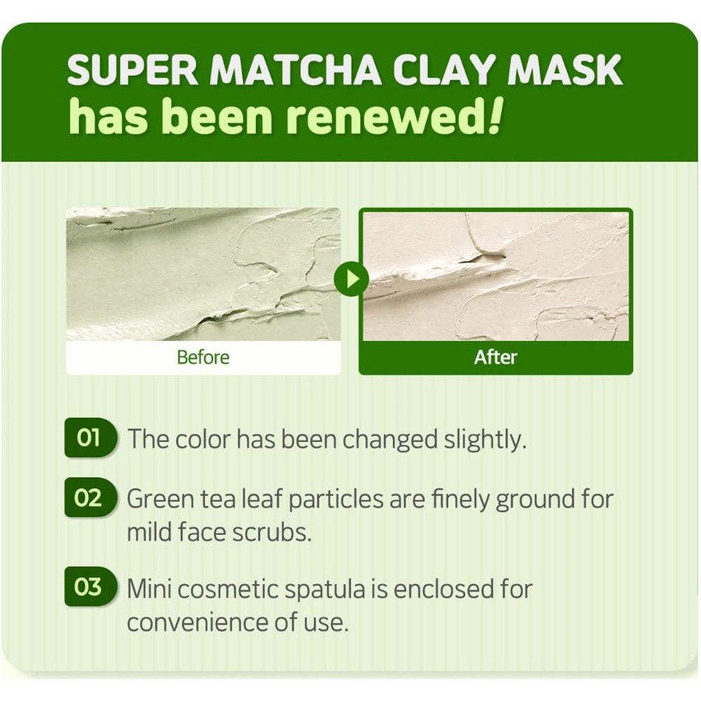 Super Matcha Pore Clean Clay Mask 100G, Made In Korean Goods