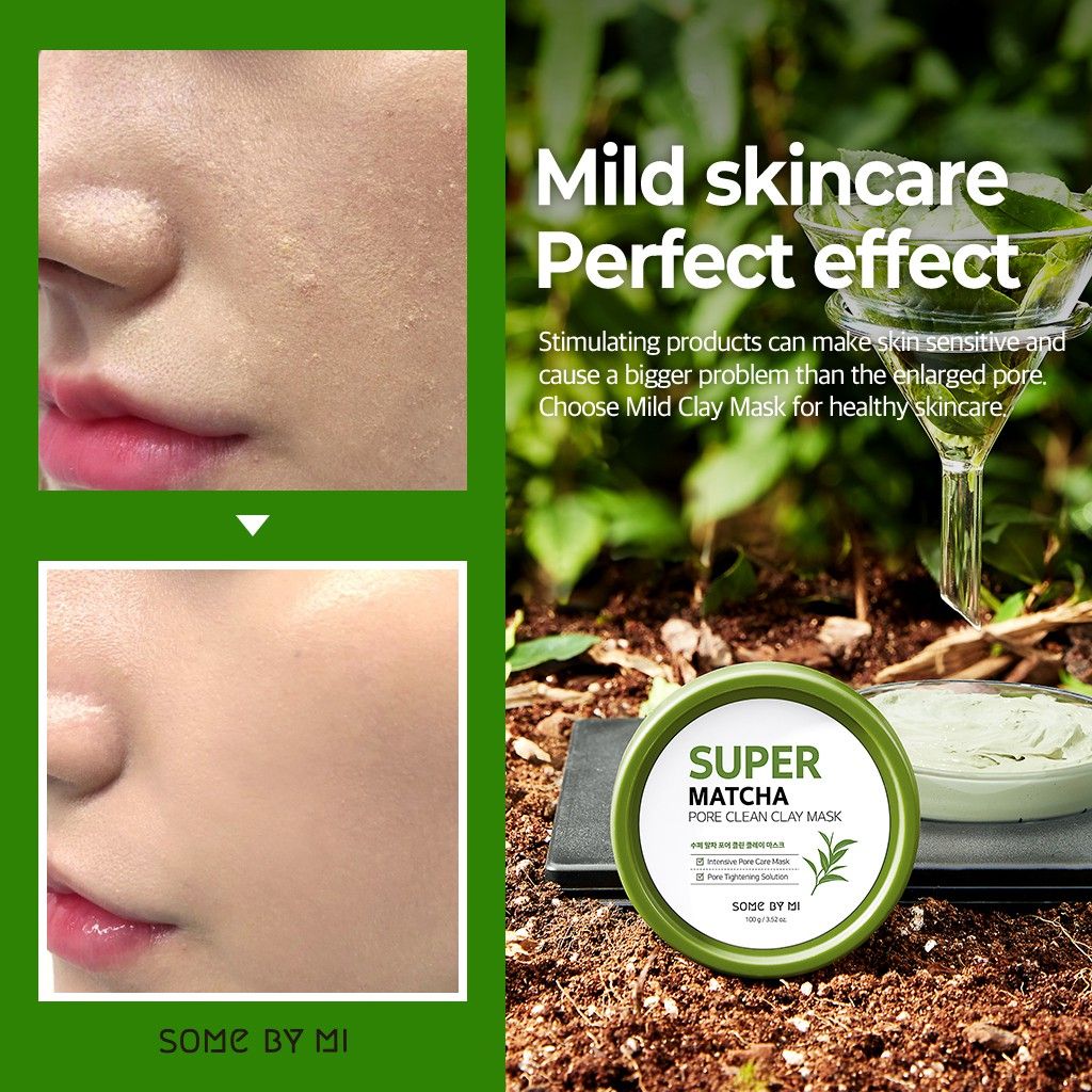 Super Matcha Pore Clean Clay Mask 100G, Made In Korean Goods