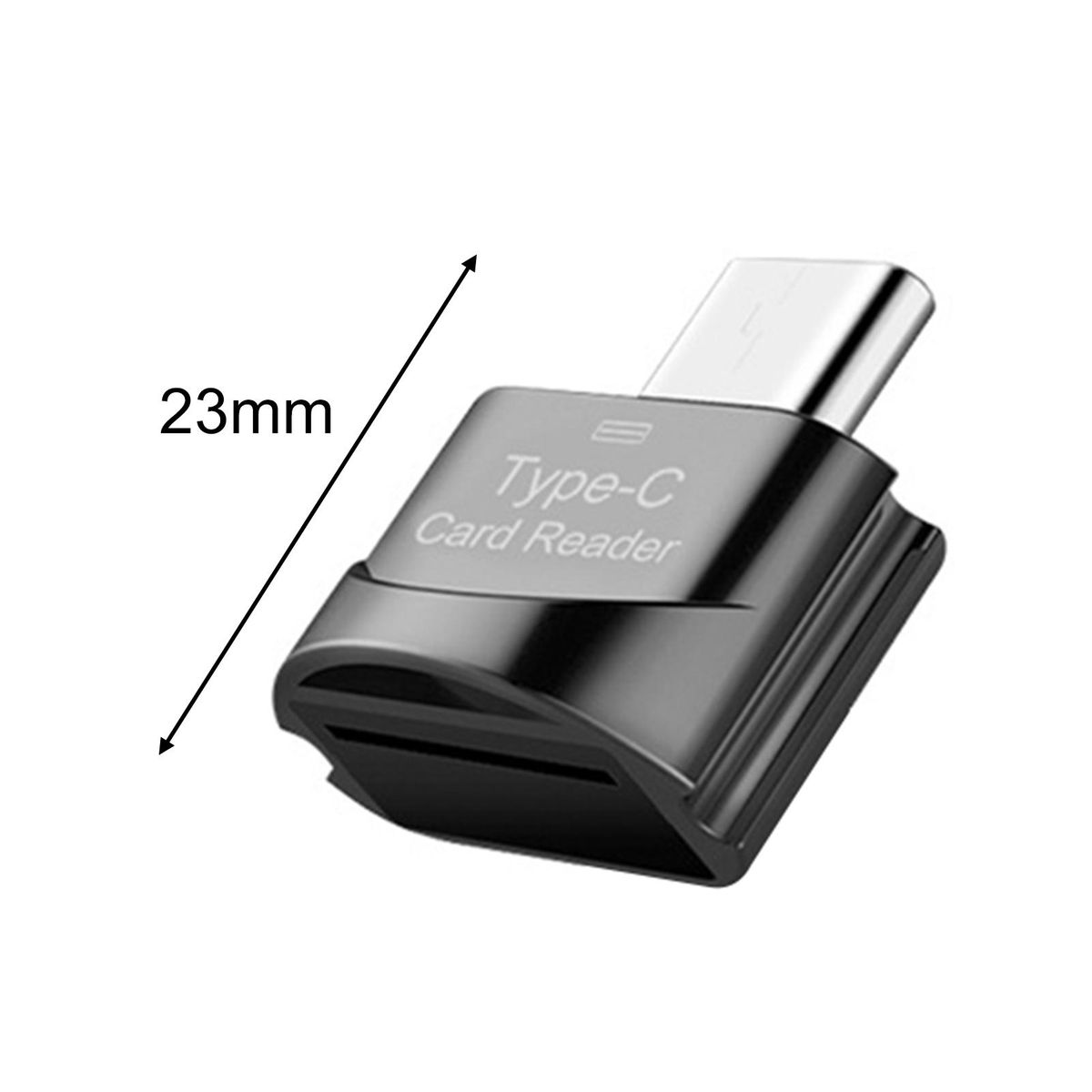 Card Reader Convenient Mini Zinc Alloy High Speed-Silver