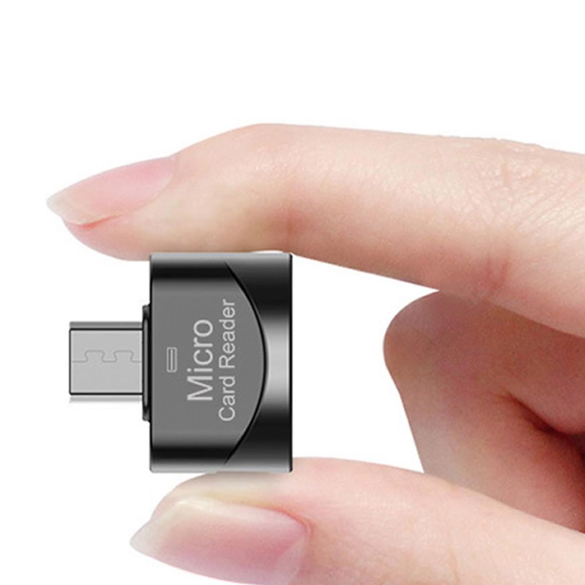 Card Reader Convenient Mini Zinc Alloy High Speed-Silver