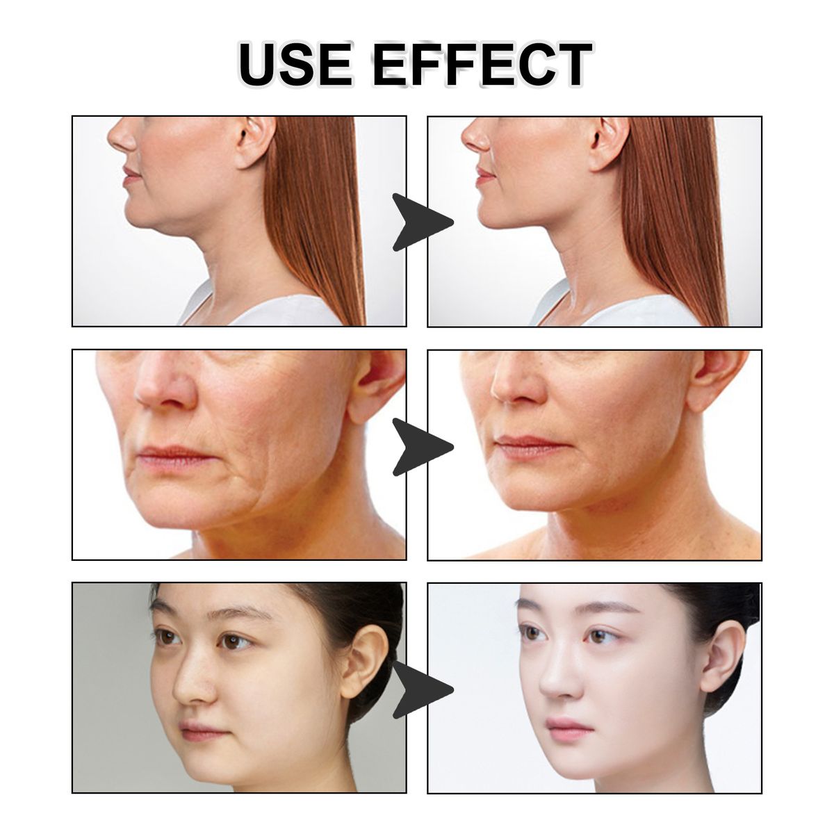 40Pcs Face Lift Tape V-shaped Tighten Skin Invisible Patch