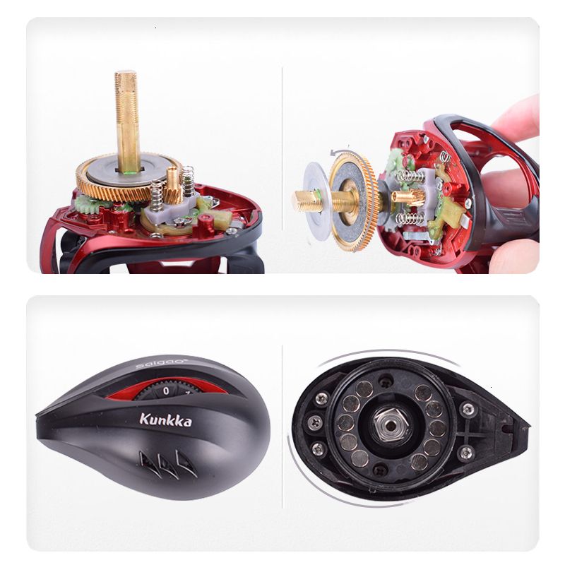 Saigao Kunkka 7.1:1 Baitcasting Fishing Reel Left Right Low