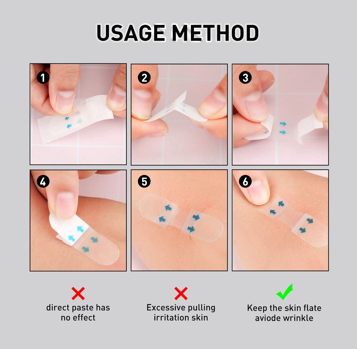 40Pcs V-shaped Invisible Tape Face Lift Tightening Sticker