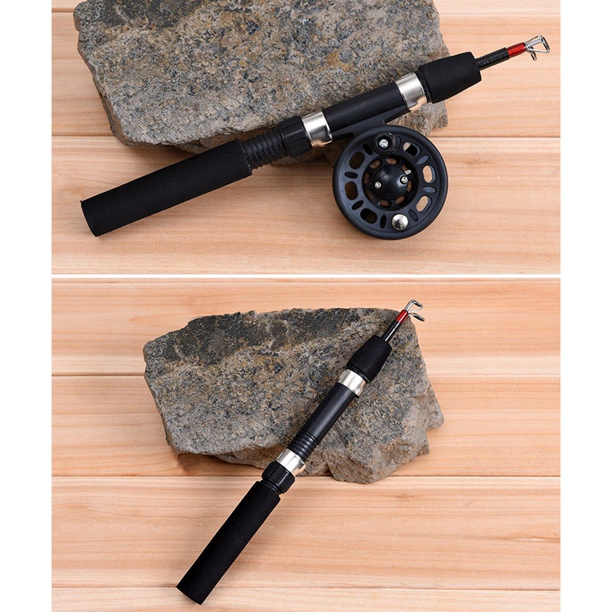 Ice Winter Fishing Rod with Reel Combo Set Ice F