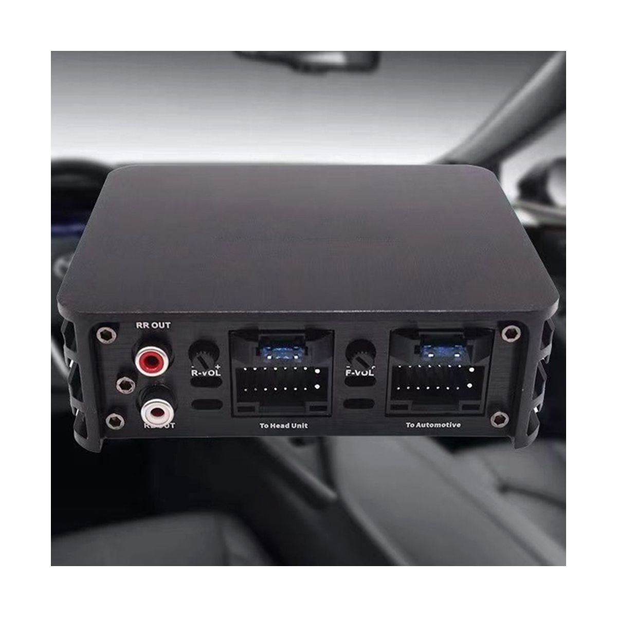 For Car Android Radios Professional DSP Amplifier Audio Stereo 4X80W High Fidelity Power 4-Way Amplifier