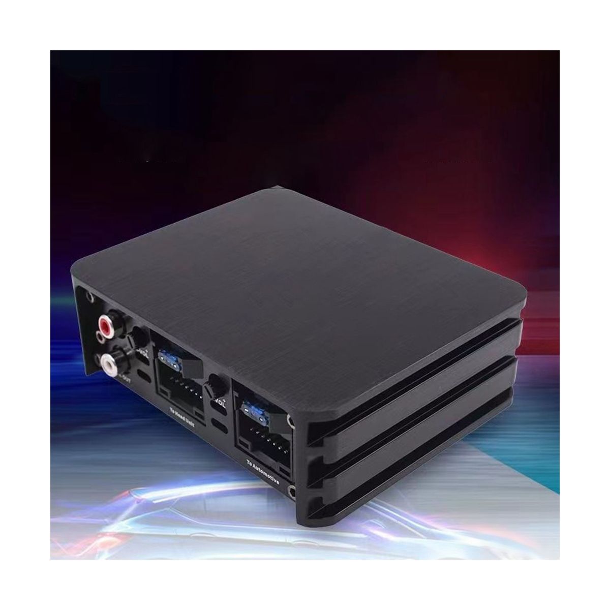 For Car Android Radios Professional DSP Amplifier Audio Stereo 4X80W High Fidelity Power 4-Way Amplifier