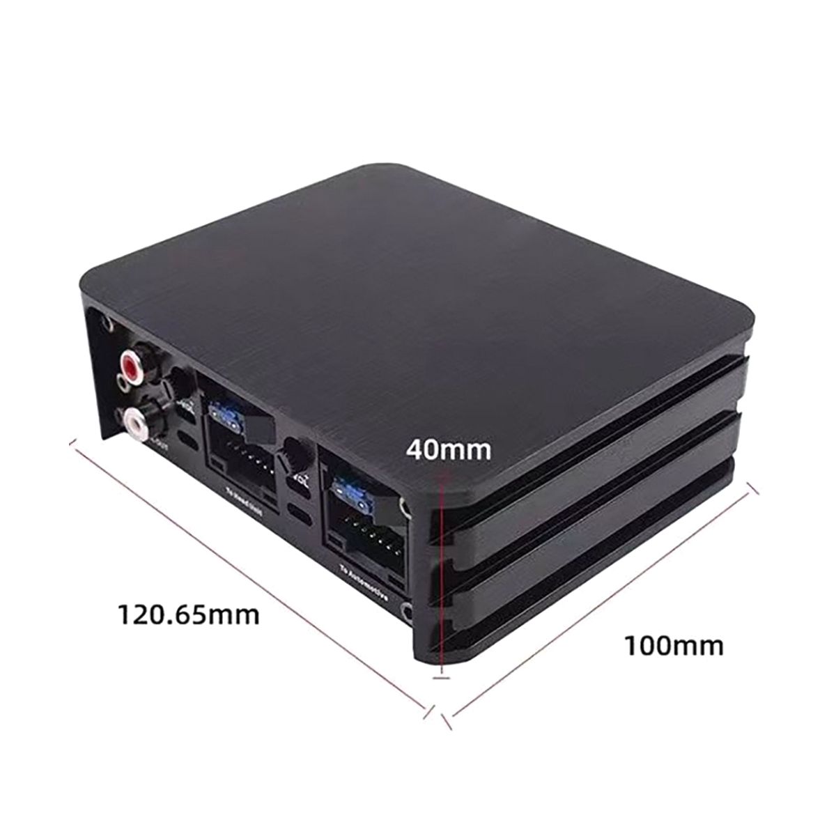 For Car Android Radios Professional DSP Amplifier Audio Stereo 4X80W High Fidelity Power 4-Way Amplifier