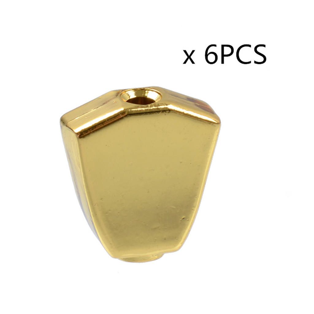 6 Sets Tuning Key Button   Screws Spring Washer For Electric Gold