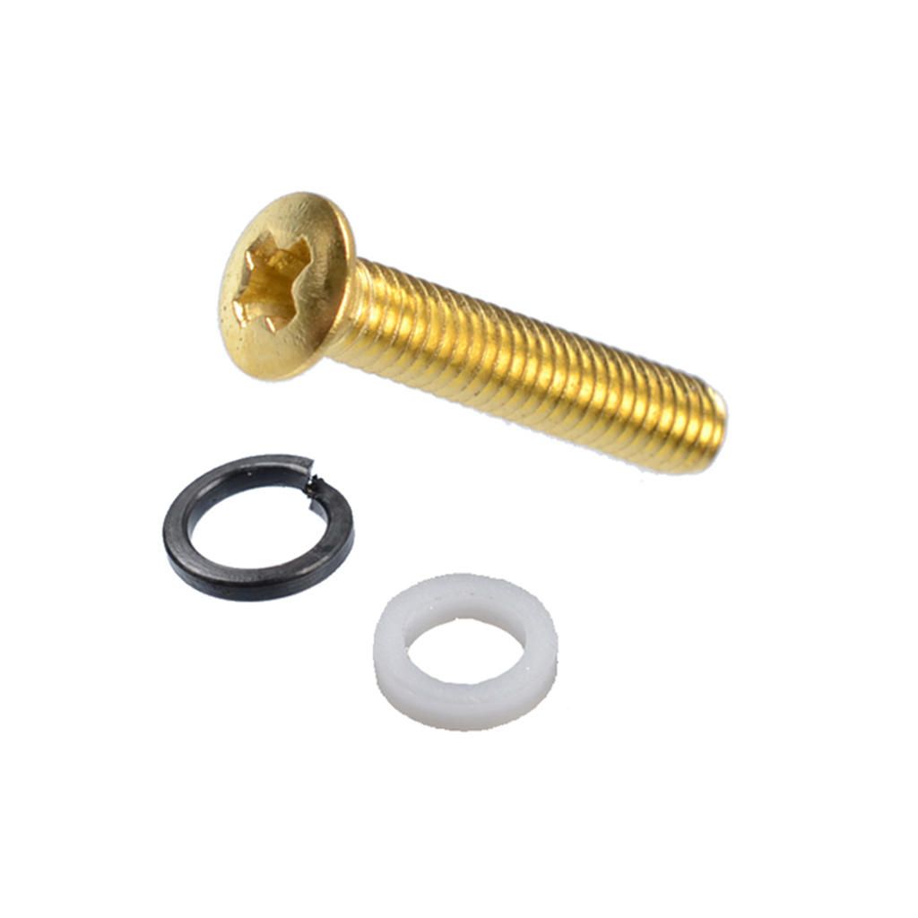 6 Sets Tuning Key Button   Screws Spring Washer For Electric Gold