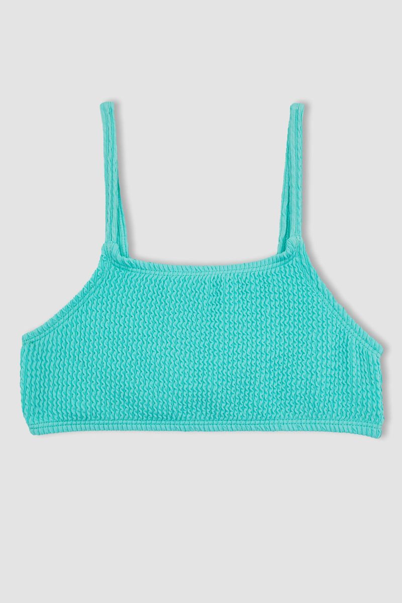 Girl Special Collection Regular Fit Woven Bikini - Green
