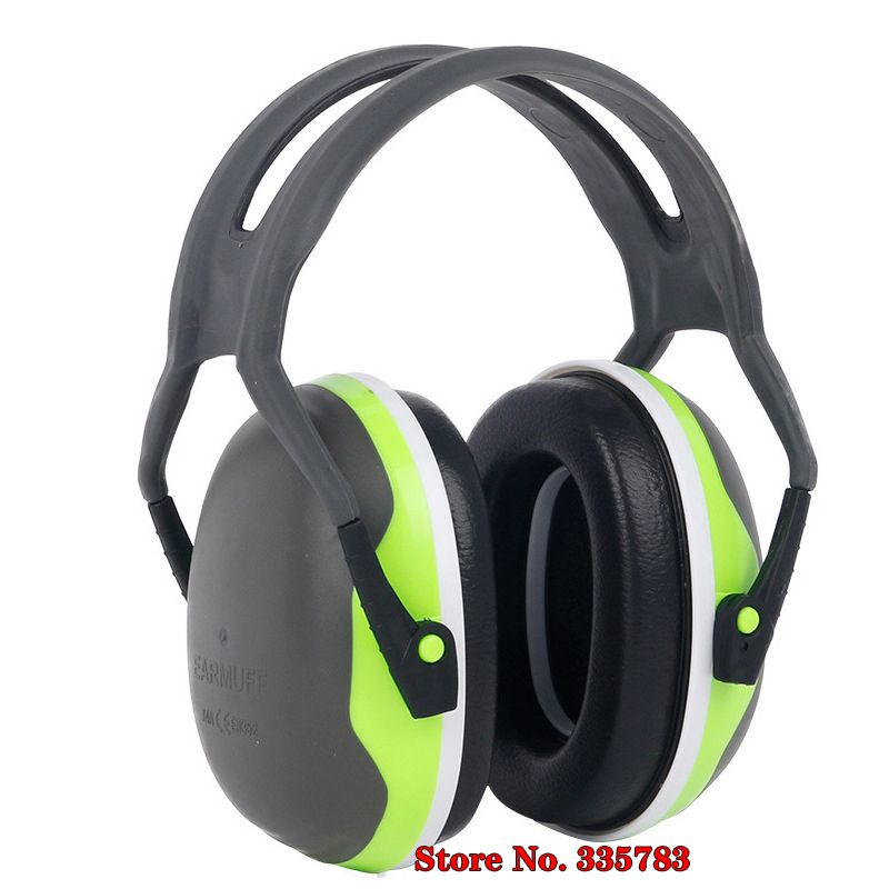 X4 Soundproof Earmuffs NRR26/SNR 32db Adjustable Hearing