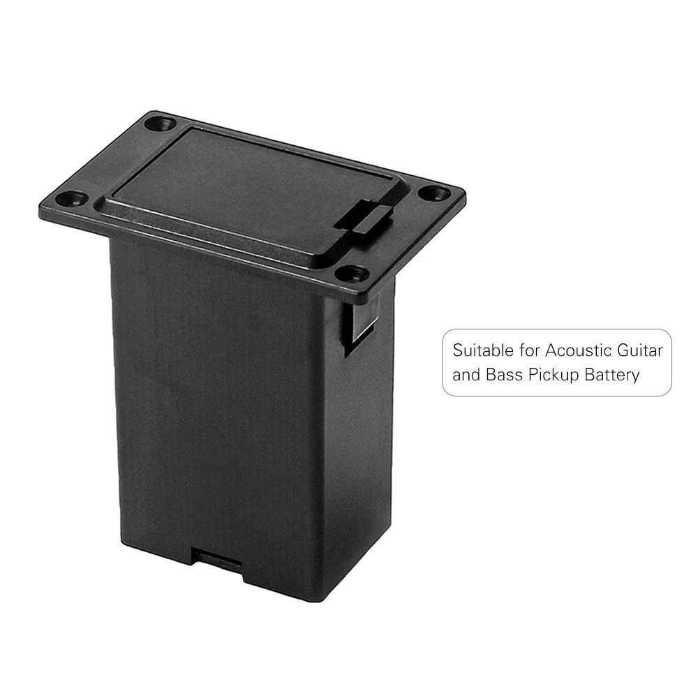 9V Battery Case Holder Box Compartment For Acoustic Guitar
