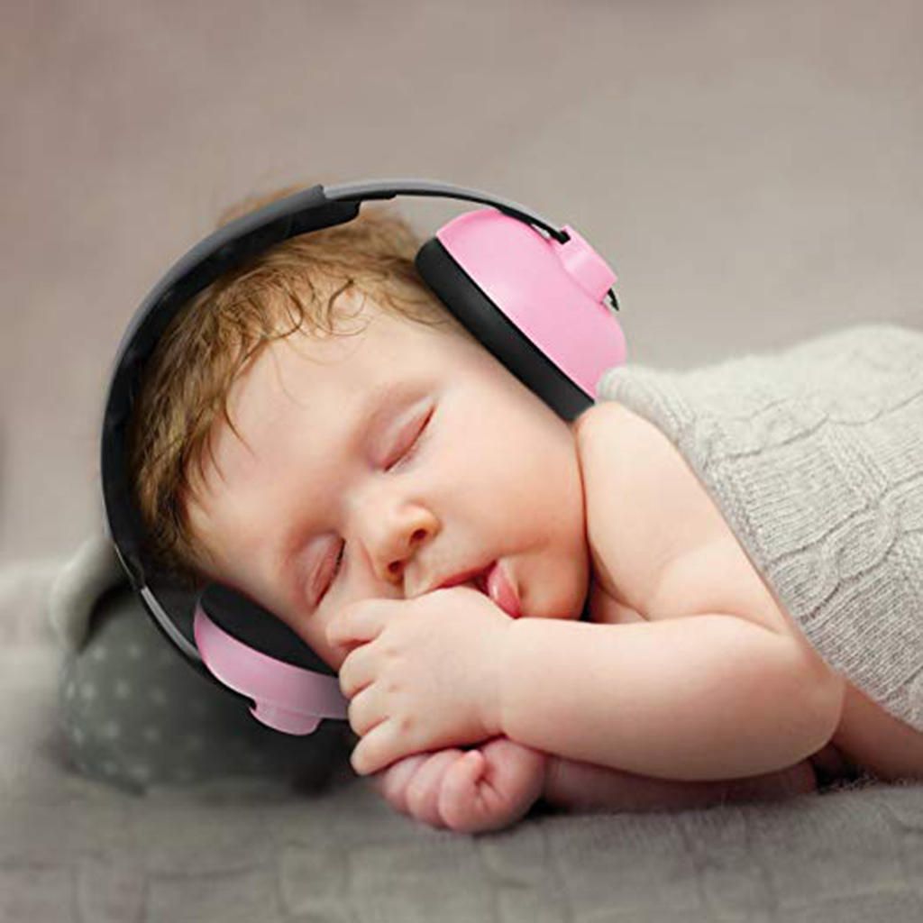 Kids Earmuffs Hearing Protection Ear Defenders For Babies And Rose Red